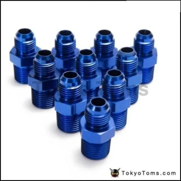 10PCS/LOT AN6-3/8''NPT Straight Male Oil Cooler  Fuel Oil Hose Fitting Adapter AN6-3/8''NPT