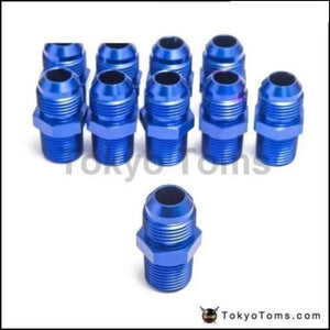 10PCS/LOT Oil cooler fitting AN10-3/8''NPT (blue,H Q) TK-FITTING AN10-3/8''NPT