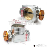 90Mm High Flow Alloy Aluminum Universal CNC Billet Intake Throttle Body - Tokyo Tom's