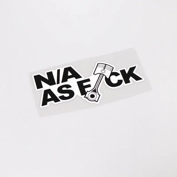 N/A AS F*CK Car Sticker Decal - Tokyo Tom's