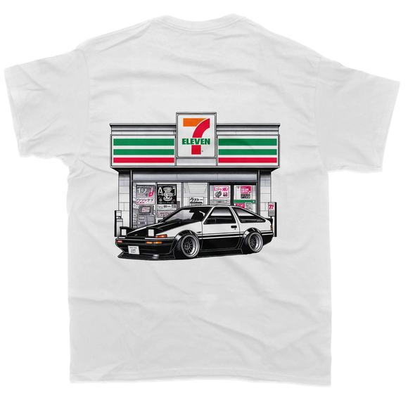 AE86 7Eleven T-Shirt - Unisex - Car Enthusiast - Drifting Drag JDM