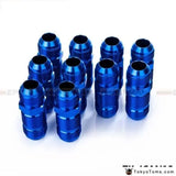 AN12 AN-12 MALE THREAD STRAIGHT BULKHEAD FLARE BLUE ALUMINUM ANODIZED FITTING TK-JCAN12 - Tokyo Tom's