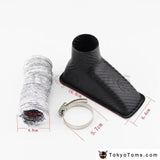 Abs Carbon Fiber Car Turbo Air Intake Pipe Turbine Inlet Pipe Air Funnel