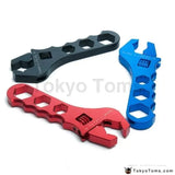 Adjustable AN Wrench Hose Fitting Tool Aluminum Anodized Spanner AN3-AN16 TK-AW002XL - Tokyo Tom's