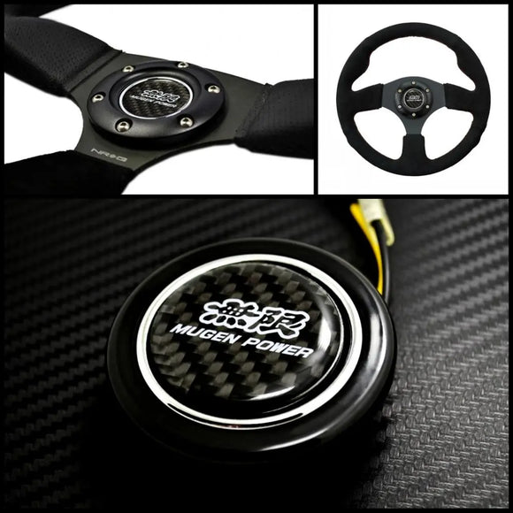 Aftermarket Carbon Fiber Mgen Style Horn Button