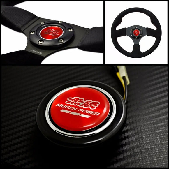 Aftermarket Red Mgen Style Horn Button