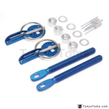 Alloy Silver Bonnet Hood Pin Lock Kit - Tokyo Tom's