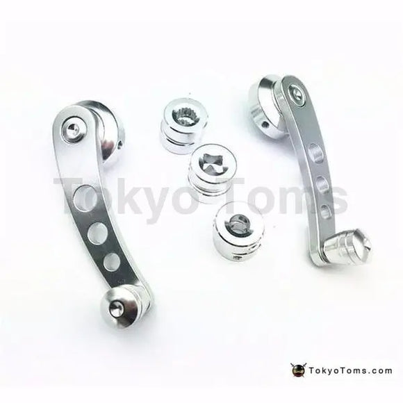 Aluminum Alloy  Window Handle Winder Riser SILVER