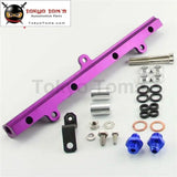 Aluminum Fuel Injector Inject Rail Fits For Mr2 Sw20 Celica St205 Gen3 3S-GTe Purple