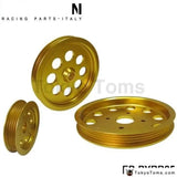 Aluminum Golden Crank Pulley Set For Nissan Skyline Rb25Dets R33 R34 Gt-R - Tokyo Tom's