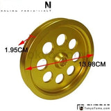 Aluminum Golden Crank Pulley Set For Nissan Skyline Rb25Dets R33 R34 Gt-R - Tokyo Tom's