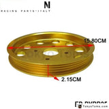 Aluminum Golden Crank Pulley Set For Nissan Skyline Rb25Dets R33 R34 Gt-R - Tokyo Tom's