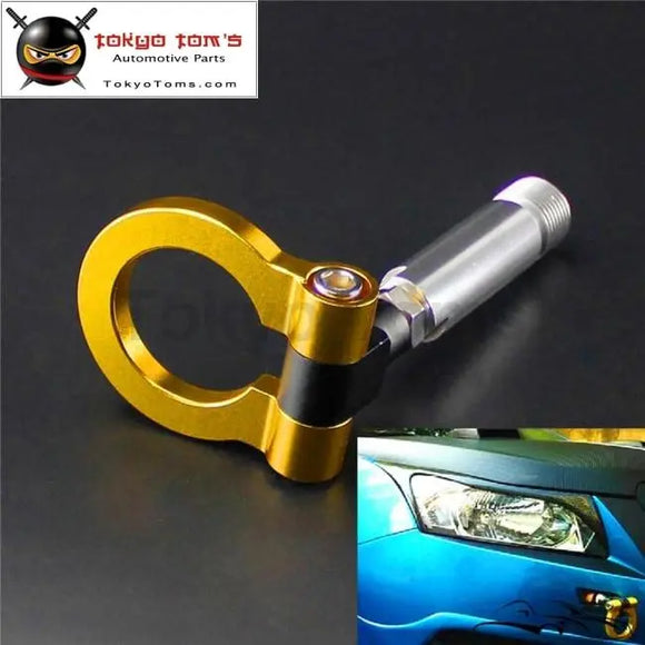 Aluminum Racing Tow Hook Ring Fits Lexus Es350 2007-2012 08 09 10 11 Gold