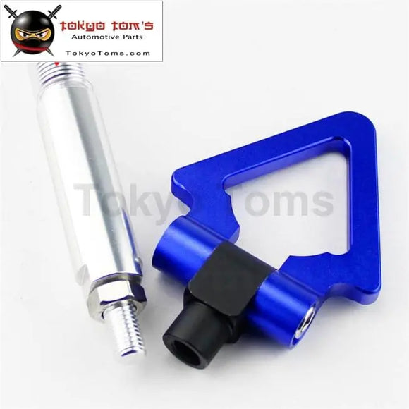 Aluminum Tow Hook Towing Hook Ring For Toyota Yaris 07-11 Blue