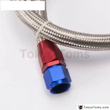 An10-0A An10-90A 1.2 Meter Oil Fitting And Stainless Steel Braided Hose End Adapter Kit - Tokyo Tom's