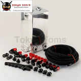 4L Fuel Surge Oil Tank W/An6 Fitting &Pipe Swirl Pot System Kit + Wrench Spanner