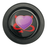 Devil Heart Horn Button