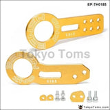 Anodized Universal Front+Rear Tow Hook Billet Aluminum Towing Kit For JDM Racing - Tokyo Tom's