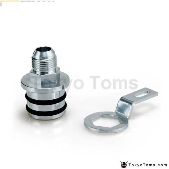 Engine Billet Aluminum Block Plug Adapter Breather Fitting To 10AN For Honda Integra B16/B18 Engines Only - Tokyo Tom's