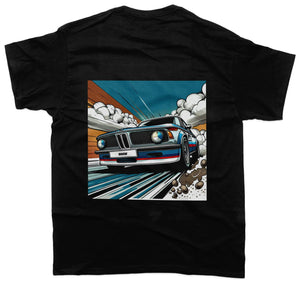 BMW Comic T-Shirt - Unisex - Car Enthusiast - Drifting Drag JDM