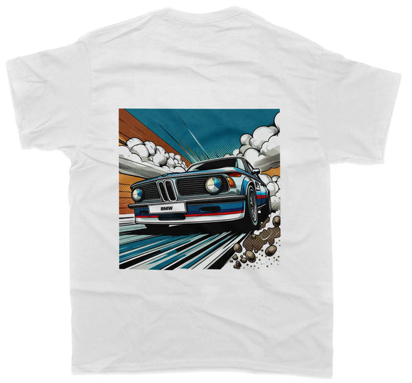 BMW Comic T-Shirt - Unisex - Car Enthusiast - Drifting Drag JDM