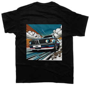 BMW Comic T-Shirt - Unisex - Car Enthusiast - Drifting Drag JDM