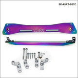 Billet Aluminum Neochrome Rear Sub-frame Bar + Lower Tie Bar For Honda Civic 92-95 Eg - Tokyo Tom's