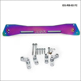 Billet Aluminum Neochrome Rear Sub-frame Bar + Lower Tie Bar For Honda Civic 92-95 Eg - Tokyo Tom's