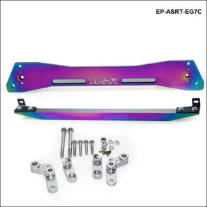 Billet Aluminum Neochrome Rear Sub-frame Bar + Lower Tie Bar For Honda Civic 92-95 Eg - Tokyo Tom's