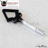 Black Aluminum Tow Hook Towing Hook Ring For Mitsubishi Lancer EVO Ex 08-11