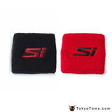 Red/Black SI Reservoir Brake Clutch Oil Tank Cap Sock For Honda Car Styling - Tokyo Tom's