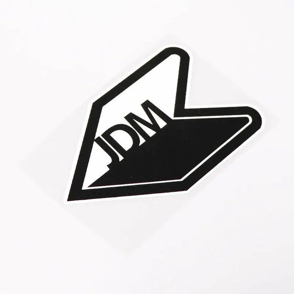 Black & White JDM Wakaba Leaf Sticker - Tokyo Tom's