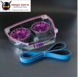 Cam Pulley + Timing Belt + Clear Cover Fits For Nissan Skyline R32 R33 GTs Rb25Det Blue/Purple/Red/Black