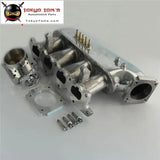 Intake Manifold+ Universal 80mm Throttle Body For Lancer Evolution 4G63 EVO 4-9 Blue / Silver / Black - Tokyo Tom's