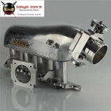 Intake Manifold+ Universal 80mm Throttle Body For Lancer Evolution 4G63 EVO 4-9 Blue / Silver / Black - Tokyo Tom's