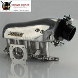 Intake Manifold+ Universal 80mm Throttle Body For Lancer Evolution 4G63 EVO 4-9 Blue / Silver / Black - Tokyo Tom's