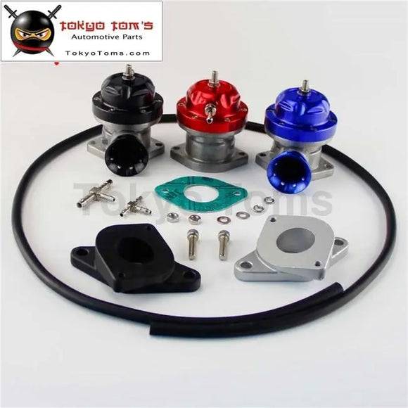 Ssqv Dump Valve Flange Adapter + Fv Rz Rs Bov Fit Nissan Skyline R32 R33 R34 Red / Blue / Black - Tokyo Tom's