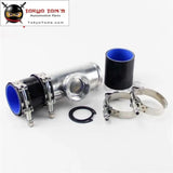 2" 50mm Ssqv Sqv Blow Off Valve Adapter Aluminum Pipe + Silicone Hose Kit Blue / Red / Black - Tokyo Tom's