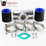 51mm 2" Type-S/Rs/Rz Turbo Bov Flange Adapter Pipe + Silicone Hose Clamps Kit Red / Blue / Black - Tokyo Tom's