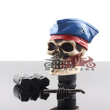 Blue Hat Skull Gear Shifter