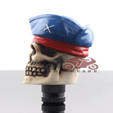 Blue Hat Skull Gear Shifter