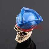 Blue Hat Skull Gear Shifter