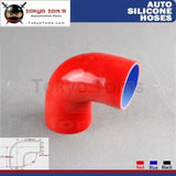 1Pcs 90 Degree 2.36" 60mm Silicone Elbow Coupler Intercooler Turbo Hose L=90mm  Black / Red / Blue