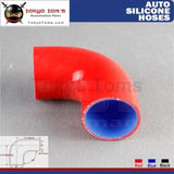 1Pcs 90 Degree 2.36" 60mm Silicone Elbow Coupler Intercooler Turbo Hose L=90mm  Black / Red / Blue