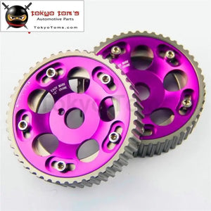 2Pcs Adjustable Cam Gears Pulley Kit Fits For Toyota Supra 1Jz 1Jzgte 2Jz 2Jzgte Purple/Red/Blue