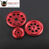 High Performance Light-Weight Crank Pulley Fits For 89-02 Nissan Skyline GTs GTR Rb20 Rb25 Rb26 Black/Red/Purple/Blue