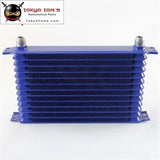 AN10 13 Row 262mm Oil Cooler Kit Fits For BMW N54 Twin Turbo 135I E82 335I E90 E92 E93 Black / Blue - Tokyo Tom's