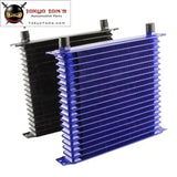 10.6"X12"X2" AN10 Trust 19 Row Engine Oil Cooler Fits For Ls1 Ls2 Ls3 Lsx Black/Blue