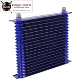 10.6"X12"X2" AN10 Trust 19 Row Engine Oil Cooler Fits For Ls1 Ls2 Ls3 Lsx Black/Blue