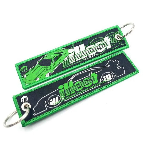 Bride illest Low Max Keychain Jet Tag Green - Tokyo Tom's